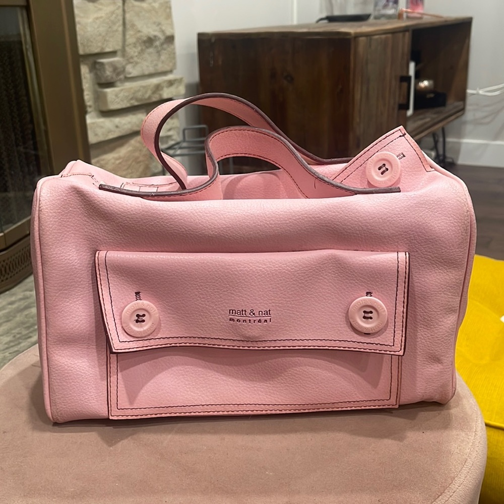 Matt & Nat Bubblegum Pink Y2K Handbag 🌸